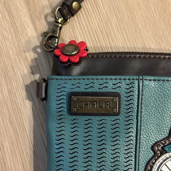 Chala Blue Bag with Bicycle Design - Picture 2 of 8